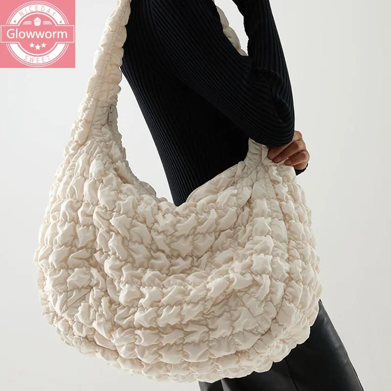 2021 Designer Ruched Quilted Bag Tote Shoulder Bag With Large Capacity And Luxury Nylon Quilted Padding For Women From Goin 17.88 DHgate.Com