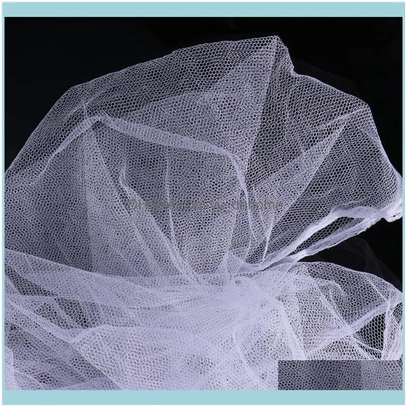 European Style 4 Corner Post Bed Canopy Mosquito Net Full Netting Bedding 190x210x240cm (Black)1