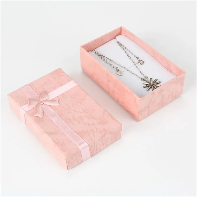 2023 Cardboard Jewelry Boxes Small Gift Boxes For Jewelry Necklaces Storage  Container Jewelry Display Tool Home