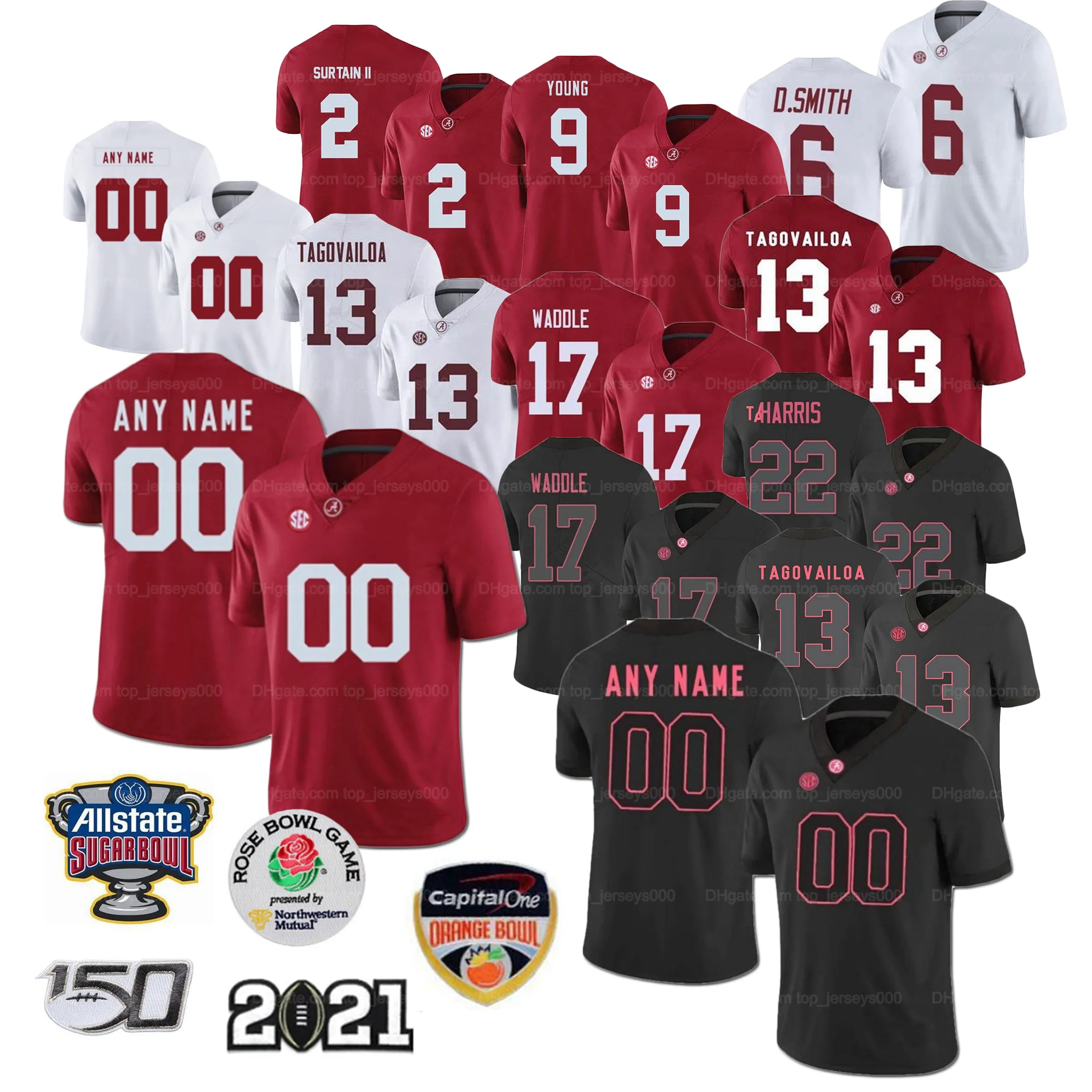 Jaylen waddle shop jersey alabama