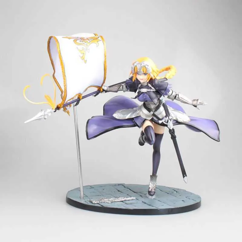 Fate/Grand Order Apocrypha Jeanne Seven Generations Flag 23CM d'Arc Alter Anime Figuras de ação em PVC Brinquedo modelo colecionável