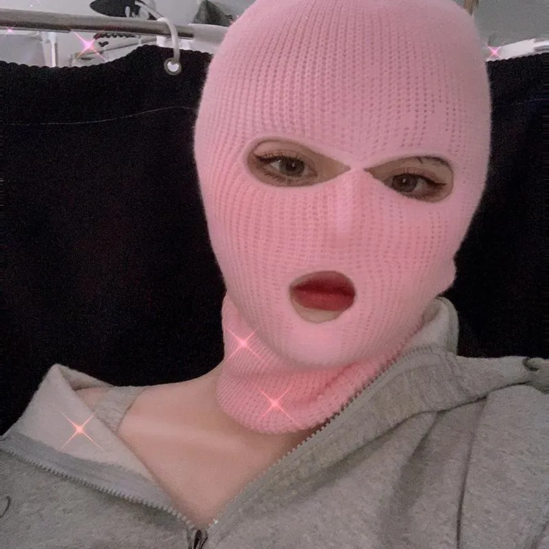 DHgate.com:Cycling Caps Masks Outdoor Ski Mask Knitted Face