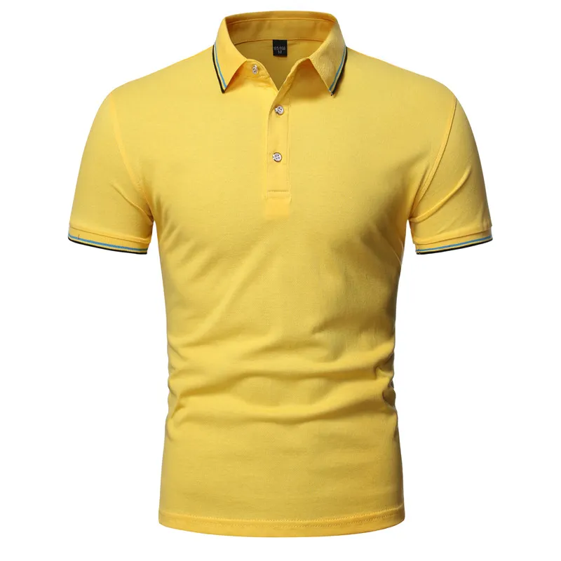 Designs polo shirt men Casual business polo shirt men high quality brand mens polo shirt Summer short sleeve men Wears s
