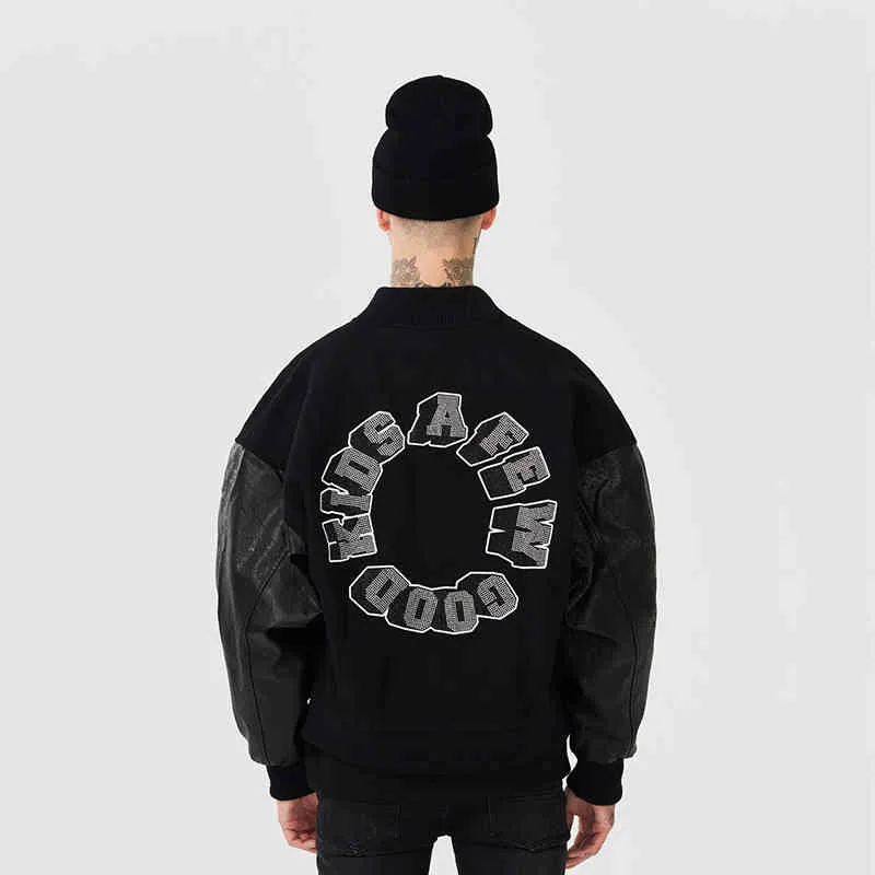 High Street Brand FFF AFGK 21SS Mens Black Rhinestone