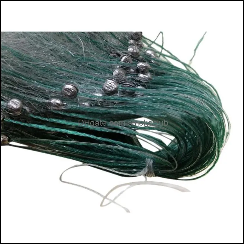 Fishing Accessories HLBY-Fishing Net Monofilament Gill Fish With Float 3 Layers 35m