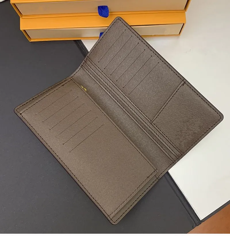 Fashion clutch Genuine leather wallet with box dust bag Women Men Purse Real Images Cheap Wholesale 62665