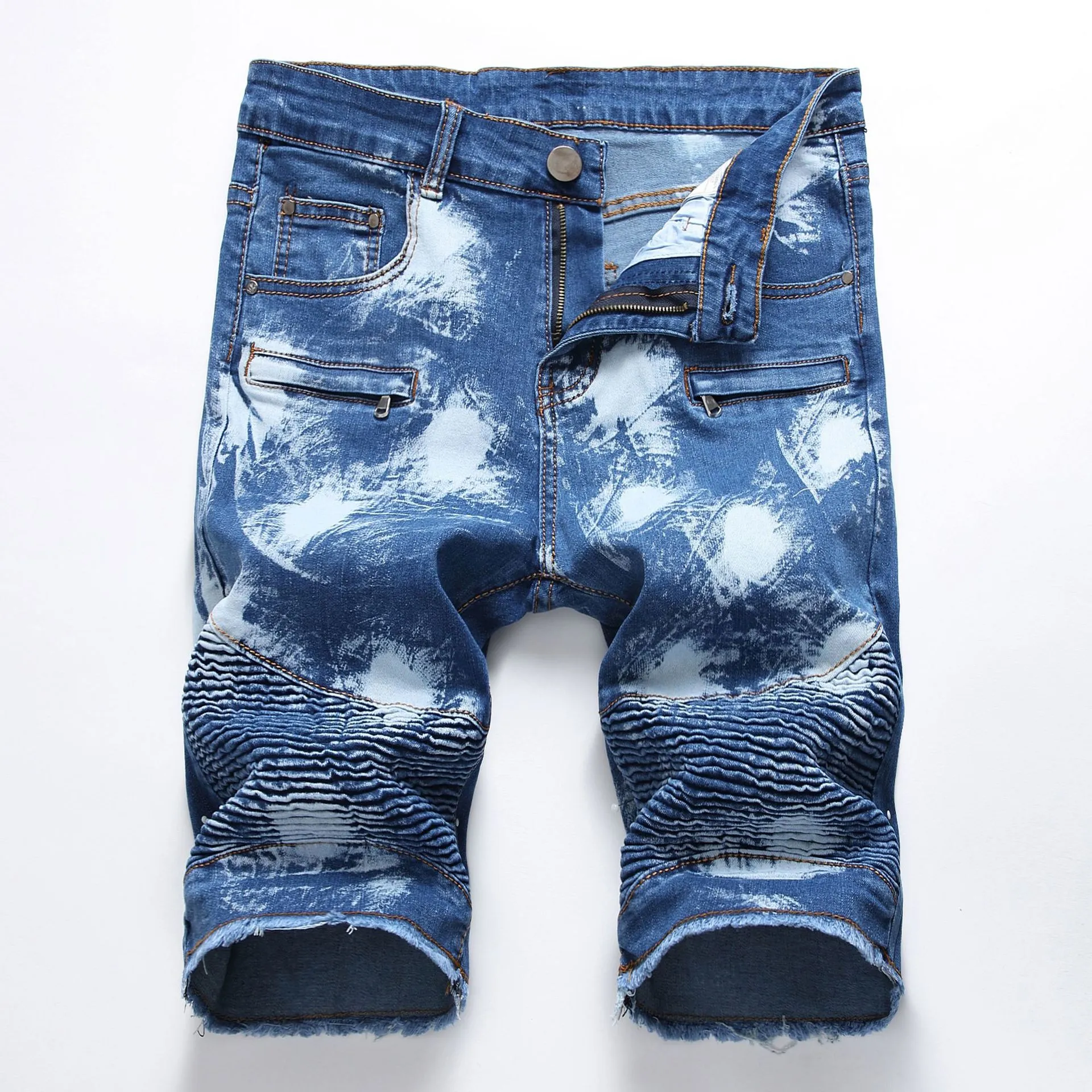 Men's Ripped Denim Shorts Distressed Jean Shorts, Slim Fit, Stretch  Denim, Hip Hop Streetwear, Casual Summer Style Buy Now!