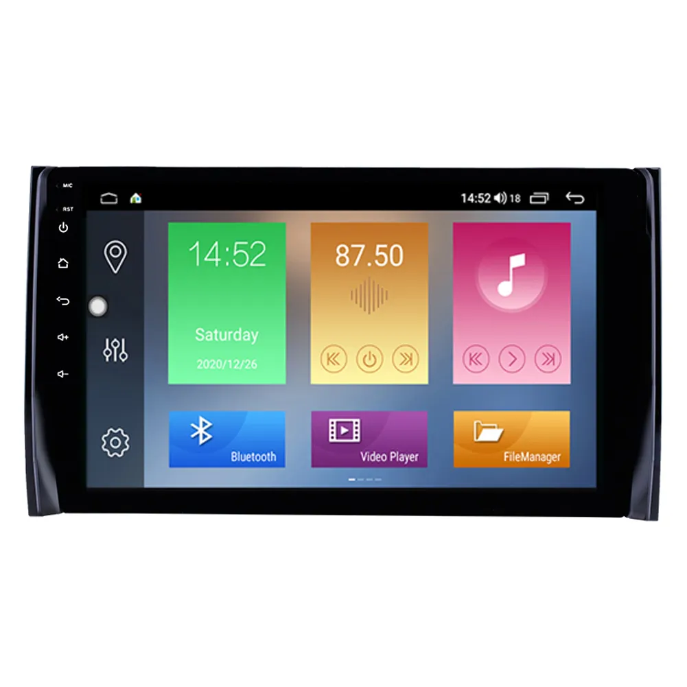 Lecteur DVD de voiture pour Skoda Diack 2017-2018 10 pouces auto stéréo écran tactile multimédia radio Gps système Android avec prise en charge WIFI Bluetooth Carplay DVR