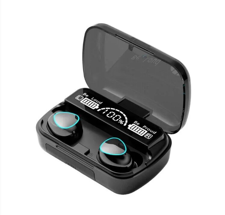 M10 TWS 5.1 Słuchawki Bluetooth Słuchawki Bezprzewodowe Słuchawki Stereo Sport Słuchawki Gaming Dotykowy Mini Earbuds Wodoodporna 2000mAh LED Wyświetlacz M9 M12 M15 M18 M19