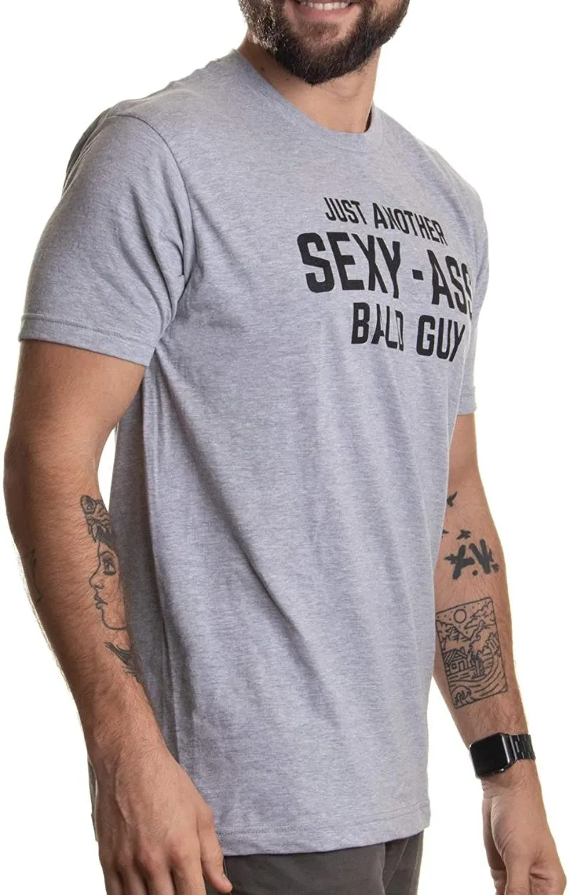 Maglietta Uomo Crazy Dog Tshirts 'Non Vado Calvo, Sto Solo Ottenendo Più Testa', Grigia, Cotone Blend, Nuova