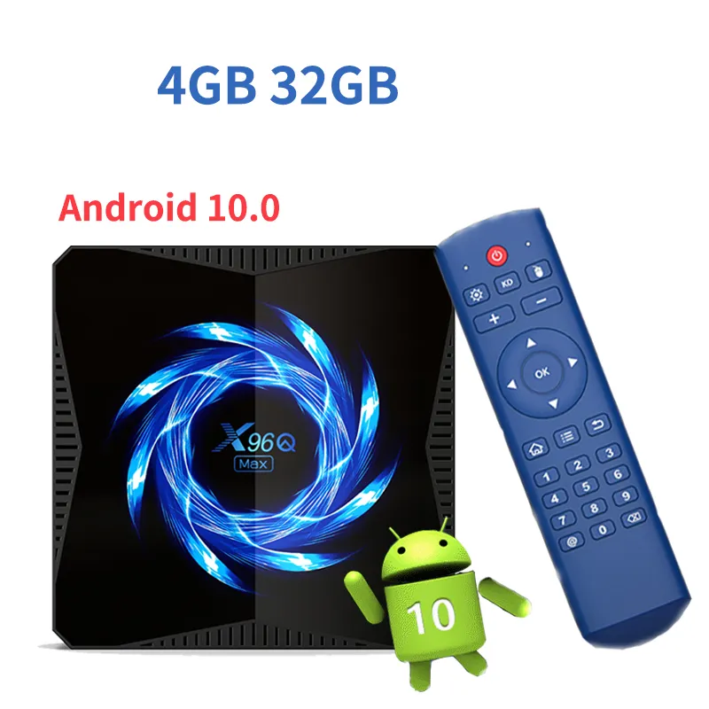 Android Smart TV Box 10.0, 4GB RAM 32GB ROM H616 Quad Core Cortex