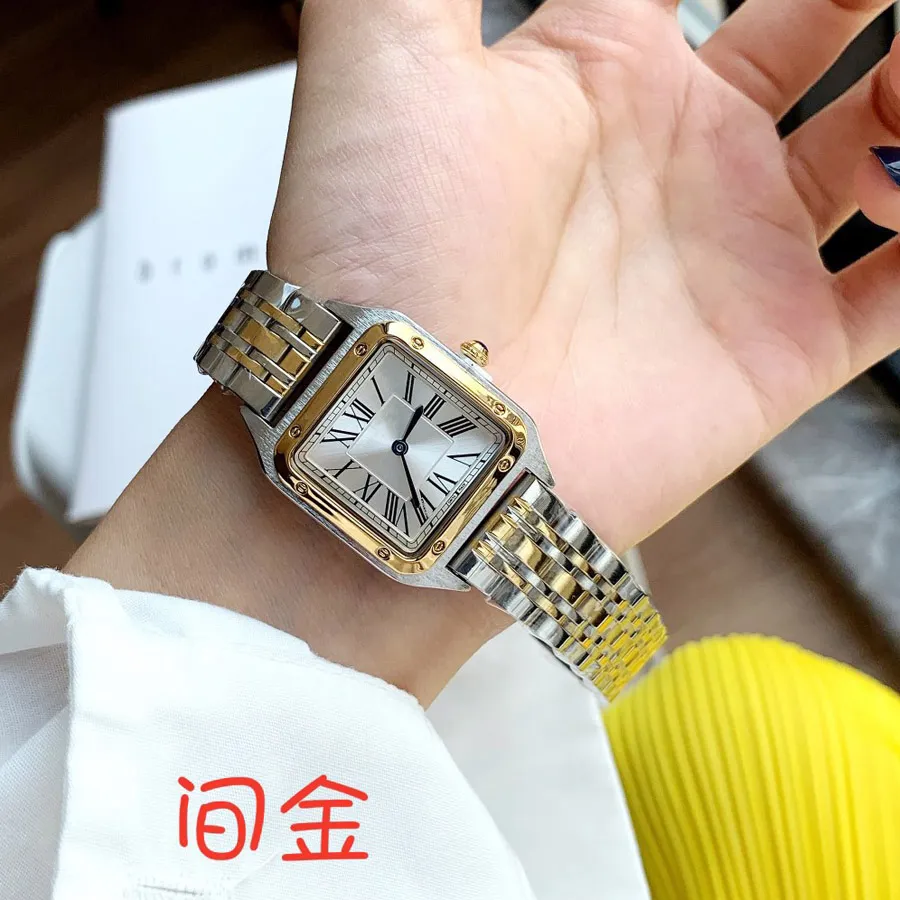 Stylish Square Arabic Numerals Dial Womens Watch High Quality 