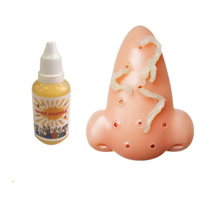 Pimple popping popper novelty gags praktiska skämt leksaker rolig remover stopp squeeze acne squishy anti stress leksak kreativ ny rolig gåva