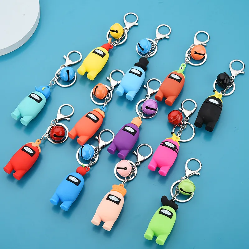 Party Favor Cartoon Fidget Toys Porte-clés Sac à dos Porte-clés Pendentif Enfants Anime Cadeaux Porte-clés