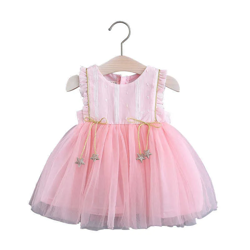 Kızlar Kore Prenses Elbise Yaz Moda Etek Kız Bebek Moda Online Ünlü Yaz Elbise Q0716