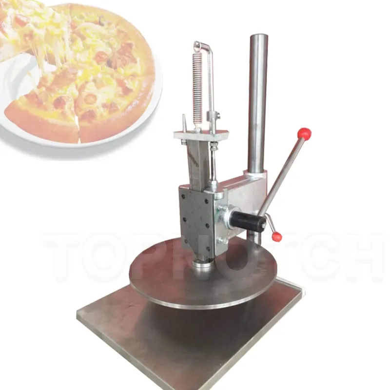 Manual Dough Pressing Machine Kitchen Pizza Pastry Presser Maker Press Roller Sheeter Egg Pancake Flattening Equipment