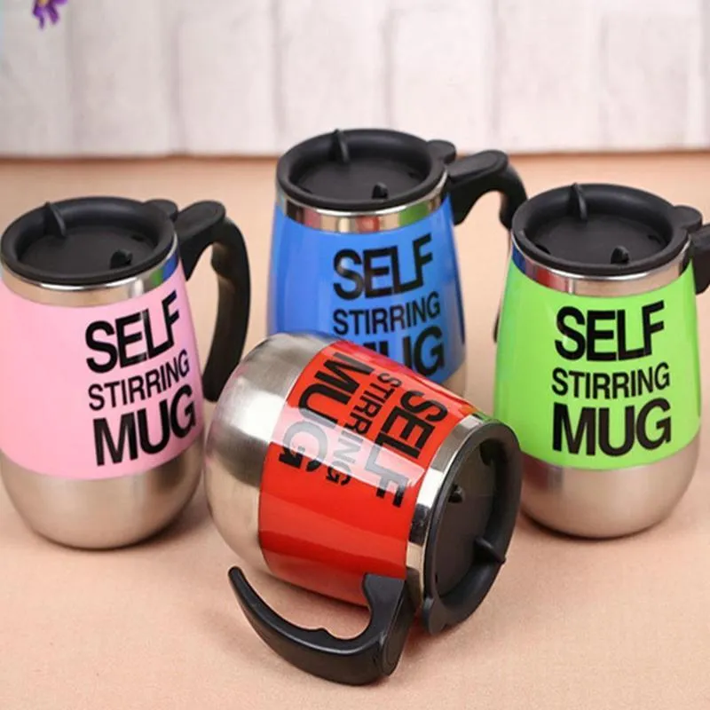 Mugs Auto Mug Coffee Milk Mix Cups Steel Tumbler Mode Stirring Self Steering Electric