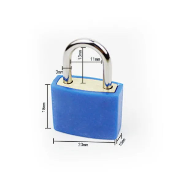 30x23mm Small Mini Strong Metal Padlock Travel Suitcase Diary Book Lock With 2 Keys Security Luggage Padlock Decoration Many Colors RH04751