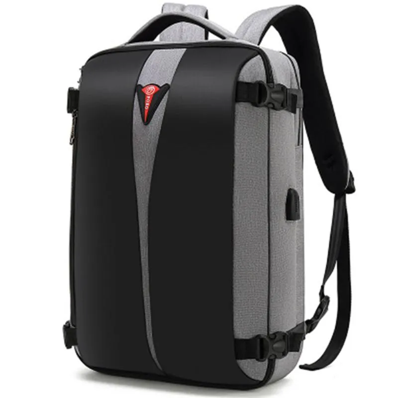 Backpack POSO 15.6 Inch Laptop Outdoor Fashion Travel Business Nylon Waterproof Student