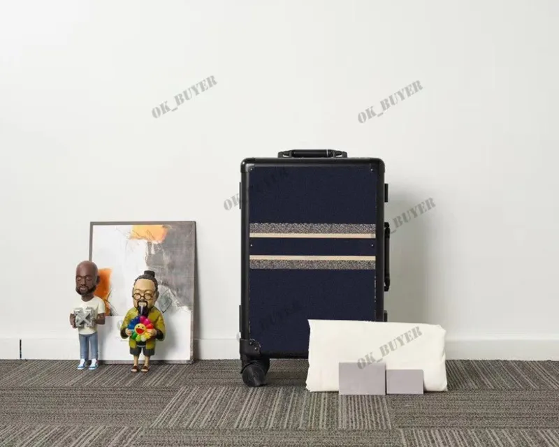 overszie Travel Suitcase Luggage plaid flower box Fashion Men Women Trunk Bag Letters Purse Rod Boxs Spinner Universal Wheel Duffel Bags