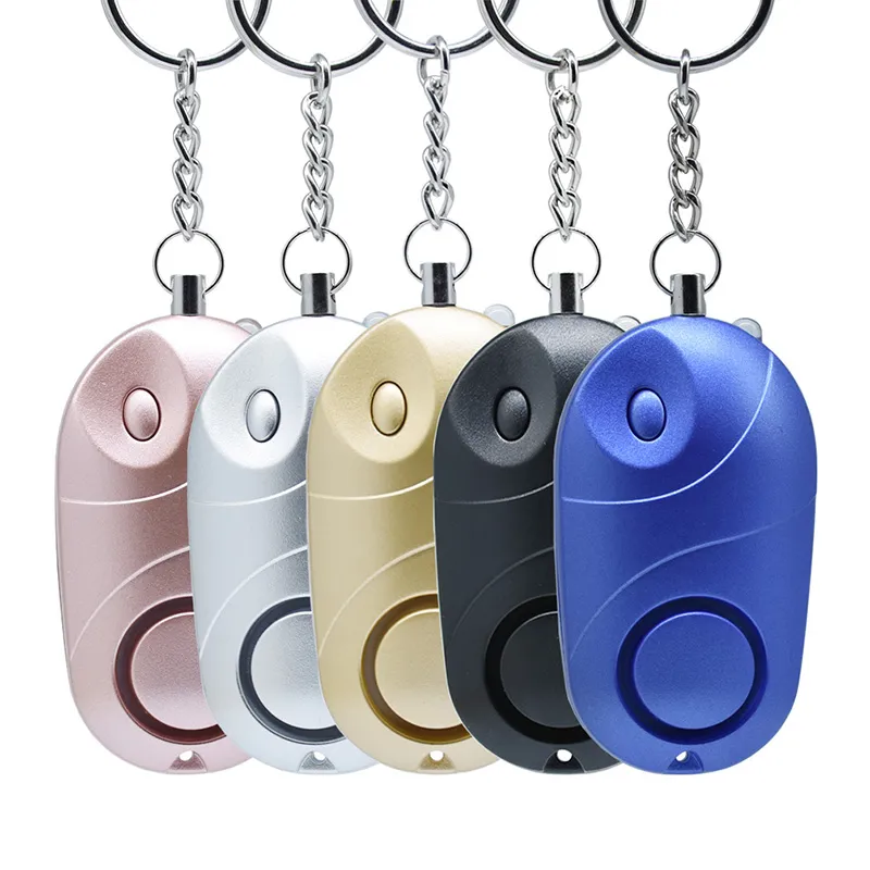 2021 Ny 130dB Säkerhet Personligt Alarm Självförsvar Keychain Nöd Personlig Pull Alarm Kvinnor Barn Oldman Pocket Alarm