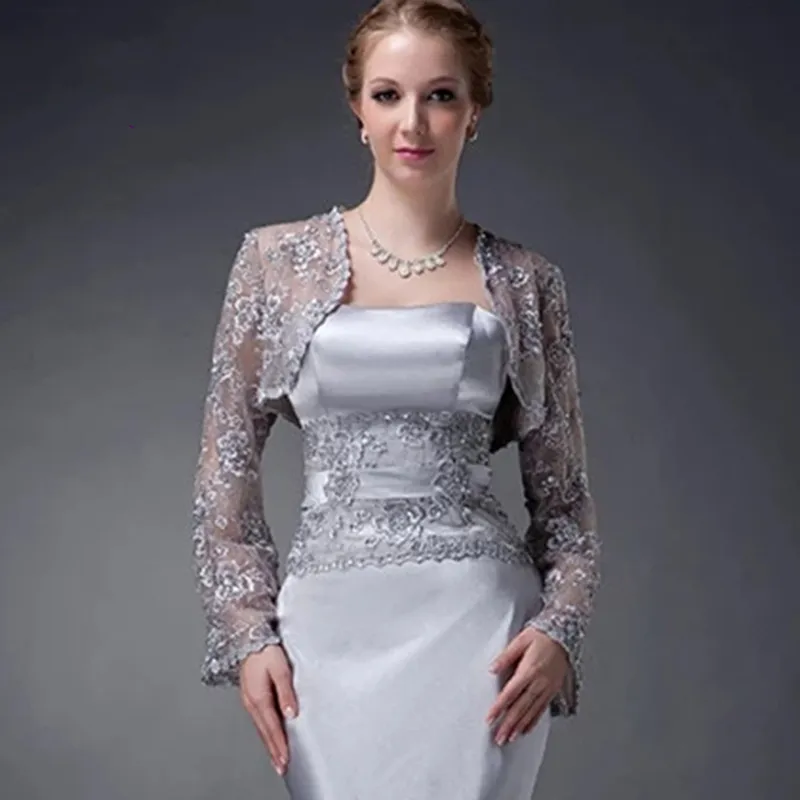 Silver jackets new arrivals for evening dresses