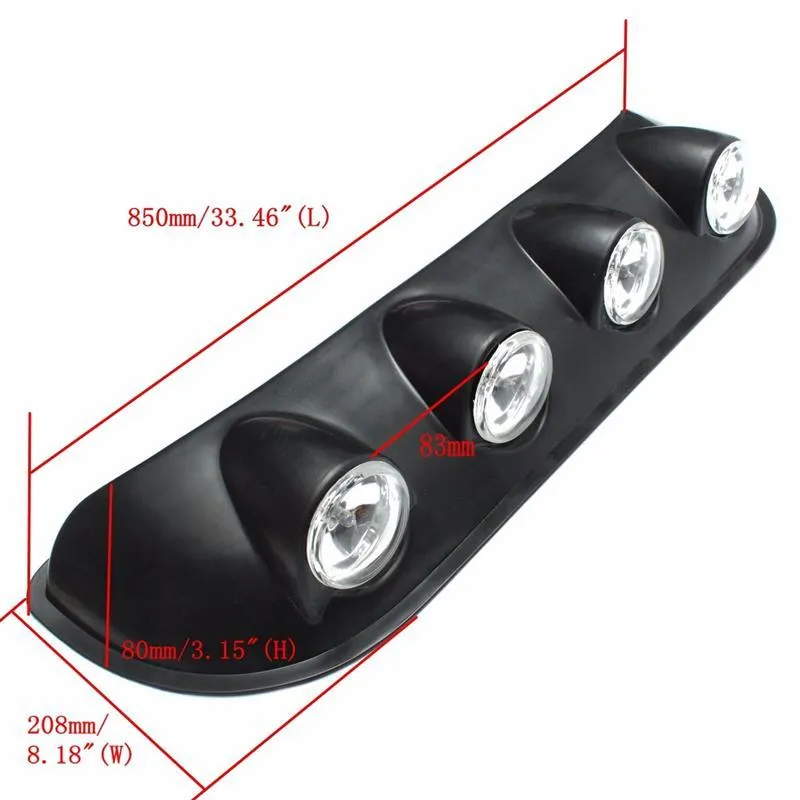 12V 55W Amber Roof Marker Top Light Bar For Pickup 4X4 Off Road SUV Truck  VAN External 6 Led Fog Lights From Renhuai888, $156.09