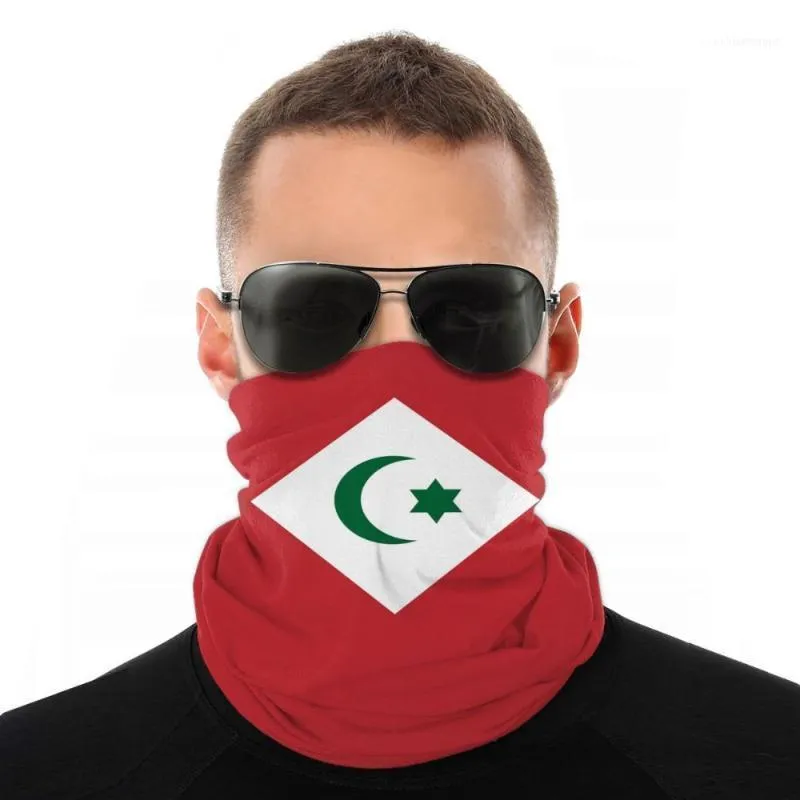 Atkılar Cumhuriyet bayrağı Rif Sihirli Eşarp Yarım Yüz Maskesi Unisex Cadılar Bayramı Boyun Gaiter Bandana Toz Geçirmez Şapkalar Biking1