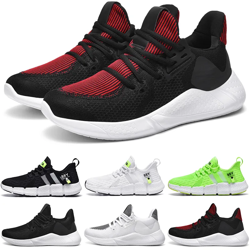 Hommes chaussures de course sport sneaker en plein air noir rouge doux jogging marche tennis chaussure chaussures de sport pour hommes