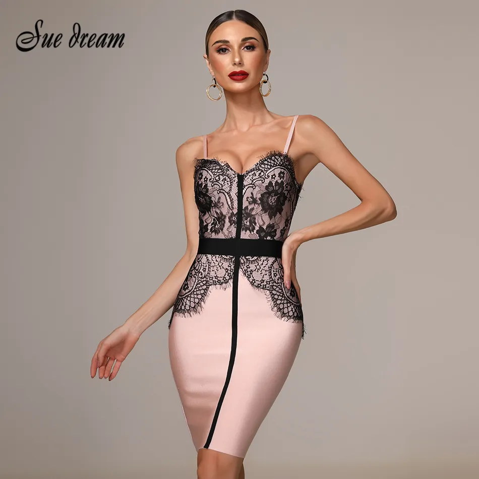 New V-neck Sexy Stitching Tight Dress New V-neck Sexy Stitching Tight Dress