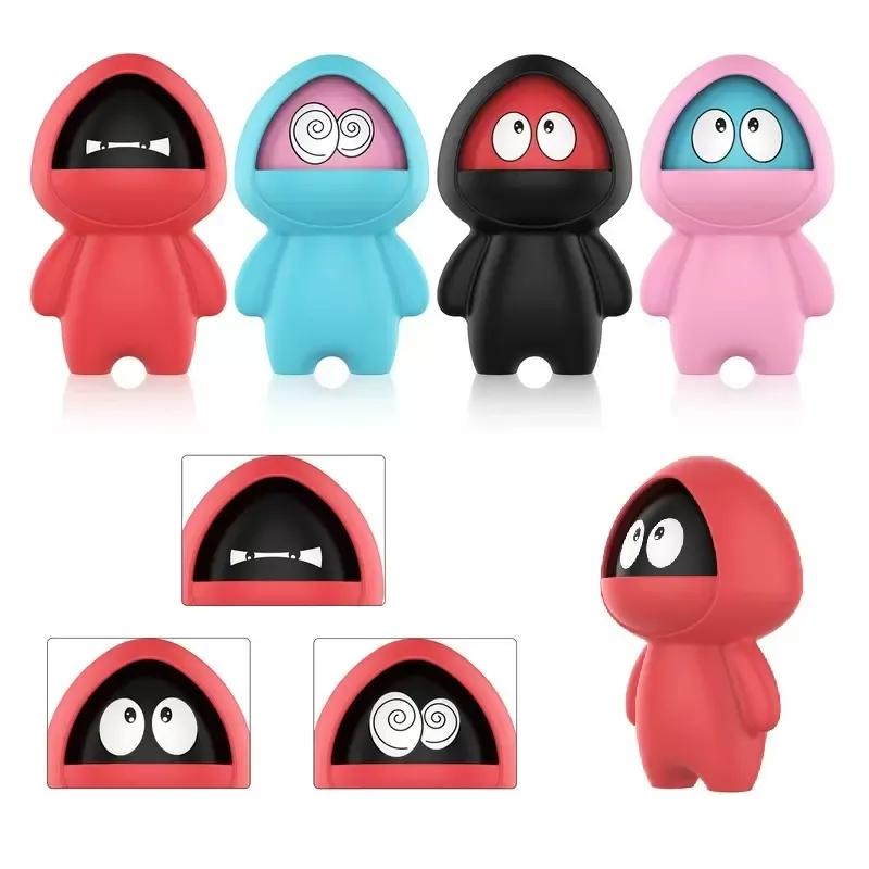 Modèle de décompression mignonne changeant visage poupée de poupée pour enfants Bureau adulte masqué Knight Stress Relief Jouets de nouveauté et drôle poupées cadeaux pour enfants