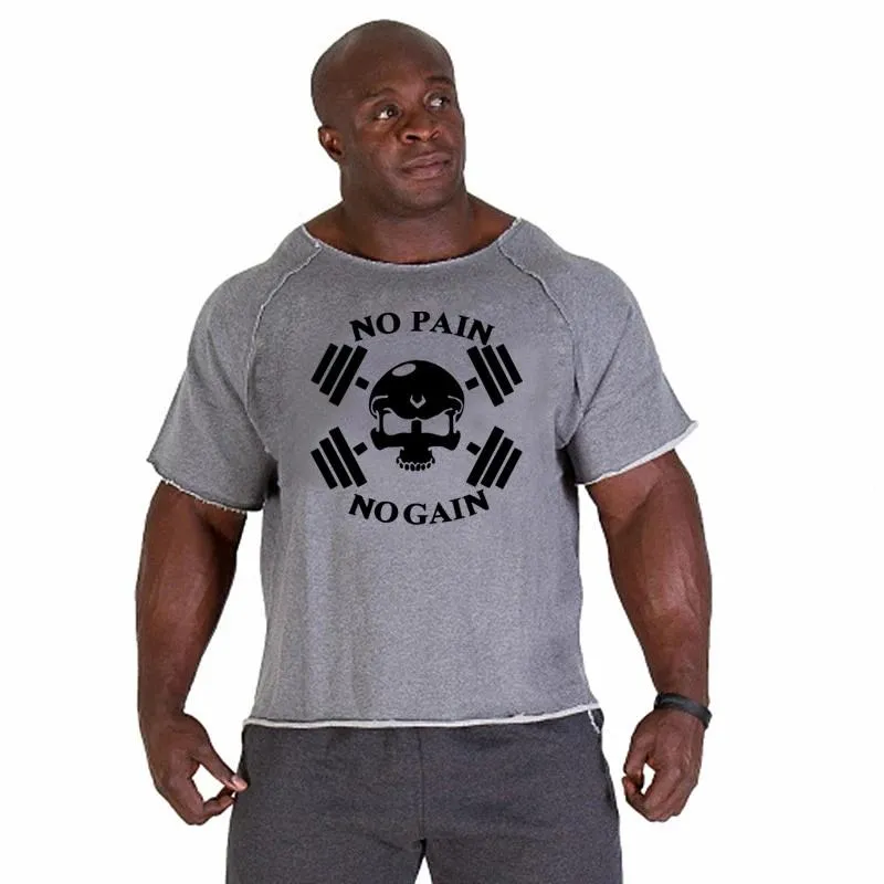 Hombres De Gran Tamaño Camisetas Gimnasio Ropa De Fitness Para Hombre Sin  Dolor De Dolor Camiseta Para Camisetas De Culturismo Masculino Tshirts  Suelta Ropa Transpirable Hombres De 45,92 €