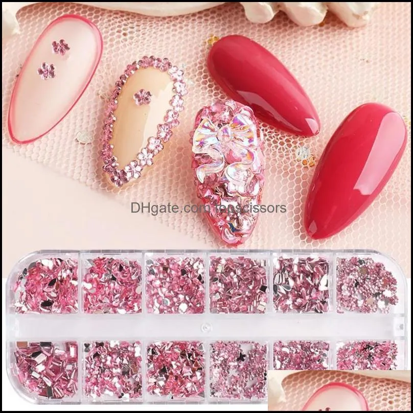 Dekorationen Nagelstudio Gesundheit Beautynail Pailletten Fancy Love Star Harzförmiges Diamantdesign Dekoratives Glas Kreatives Dekor Strass Fo