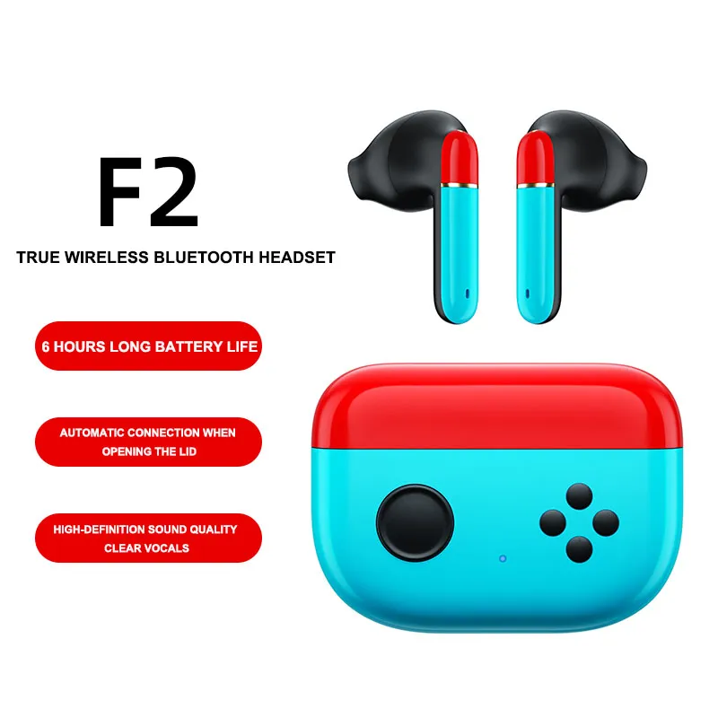 Fornitura Allingrosso TWS F2 Bluetooth 5.0 Senza Fili Auricolare Auricolare  Auricolare Handfree Gaming Cuffie Audifonos Low Delay Auricolari Da  Twsvearphone, 10,85 € | It.Dhgate.Com