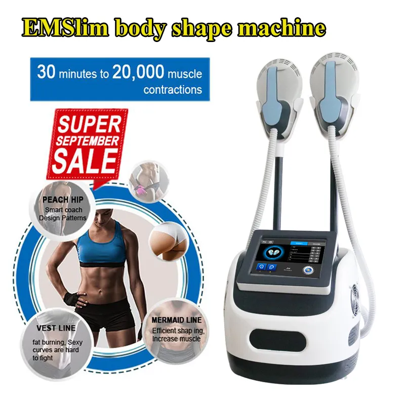 Electro magnetic HIEMT ems body shaping slimming machines muscle build stimulator contouring machine tesla former teslashape device