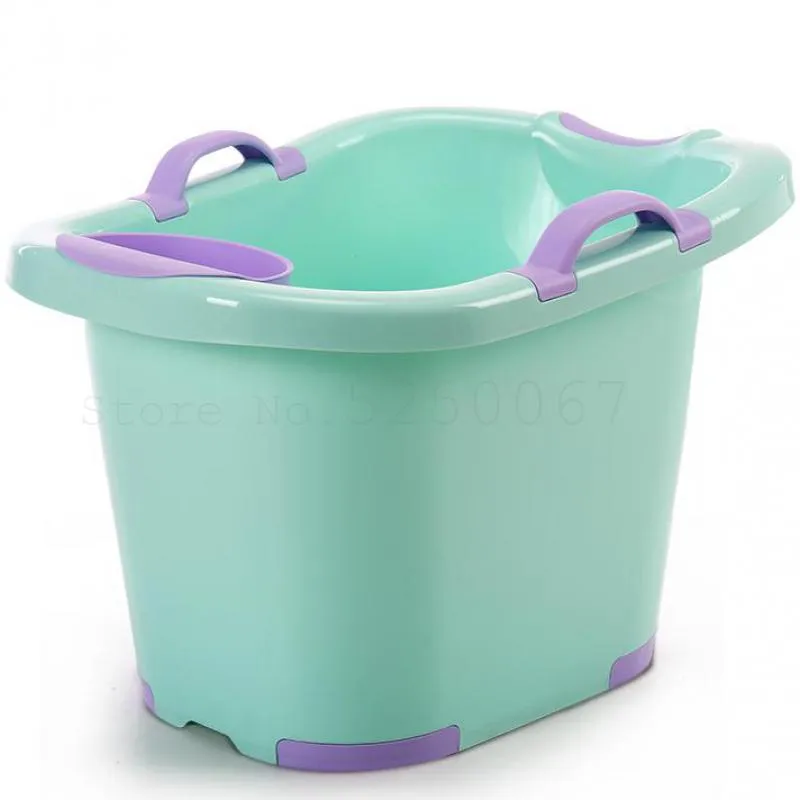 Bathing Tubs & Seats L Baby Bath Barrel Children Can Sit At Home And Thicken Large Bathtub