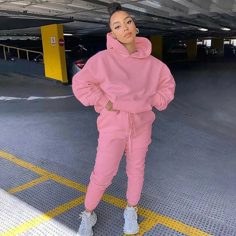  Women's Solid Sweatsuit Set Long Sleeve Pullover Sweatshirt and  Drawstring Sweatpants Sport Set 2 Piece Tracksuit Suits : Clothing, Shoes &  Jewelry