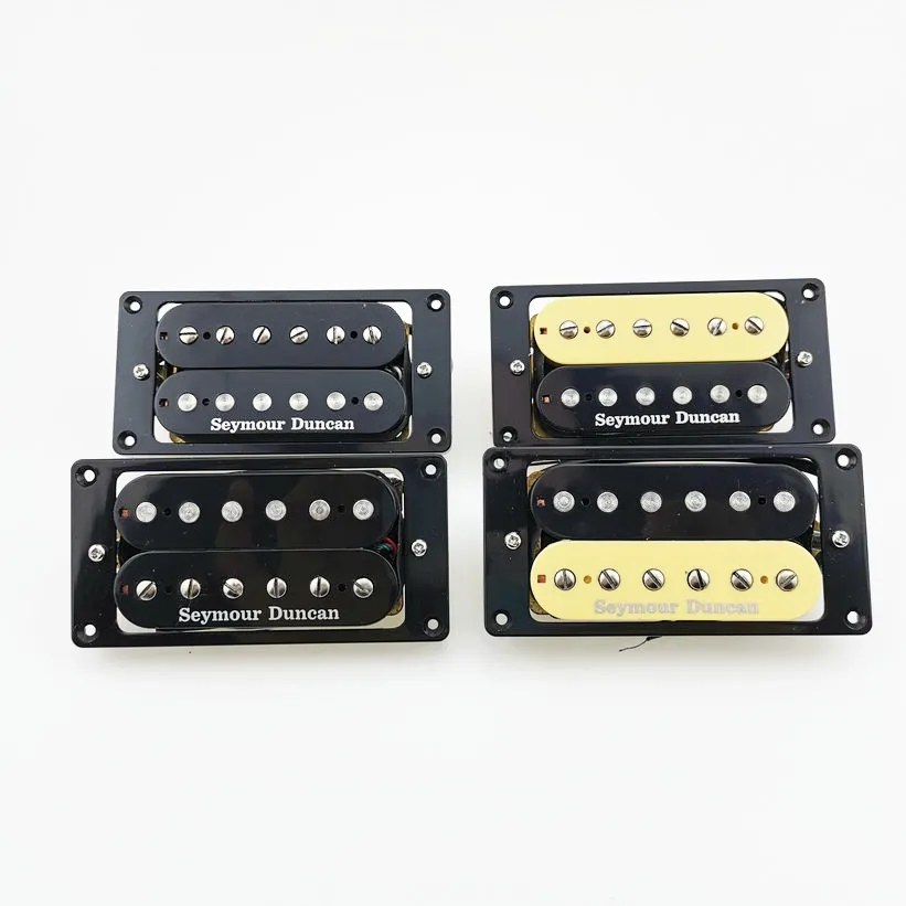 Seymour Duncan Electric Guitar Double Humbucker Pickups 4C zebra / Black 1 set Guitar Parts