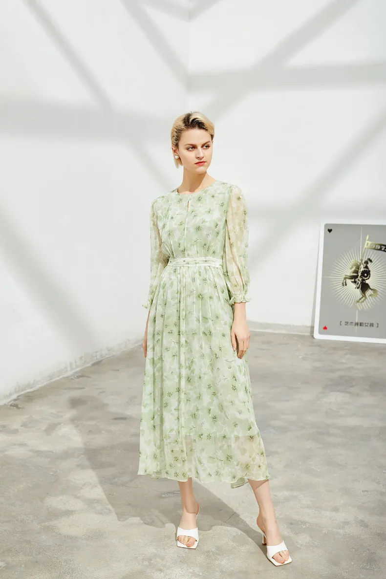 Mid calf dresses with sleeves hotsell