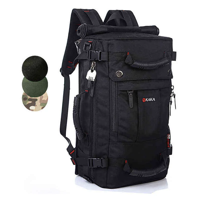 Rucksack Mountaineering Bag Backpack Daypack Bag High Capacity Waterproof Outdoor Sport Hiking Camping Travel Outdoor G220308