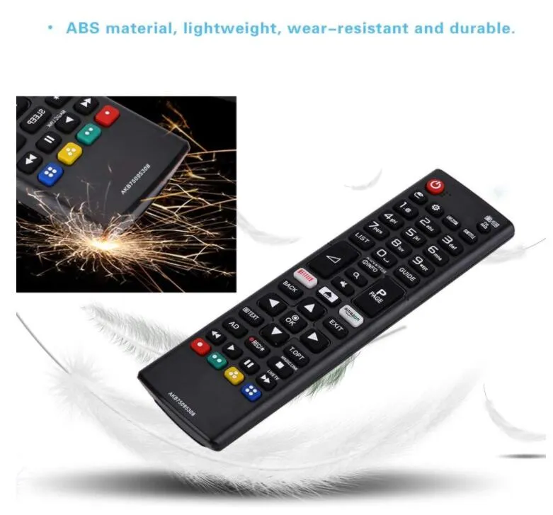 Télécommande universelle AKB75095308 pour LG TV LED contrôleur de  remplacement de Télécommande intelligente LCD TV 
