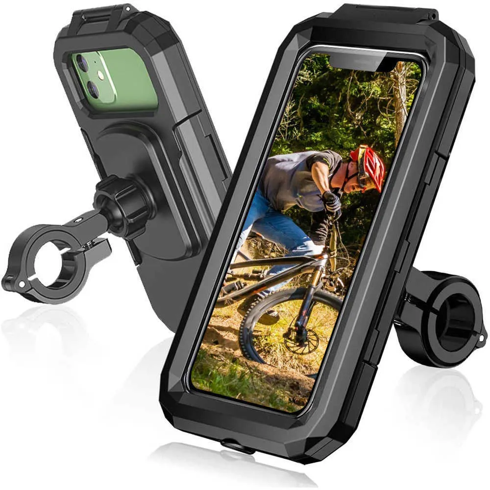 Auto Waterdichte Telefoon Case Bike Motorcycle Stuur Achteruitkijkspiegel 3 tot 6 8 Mobiel Mount Tas Motorbike Scooter telefoon St188P