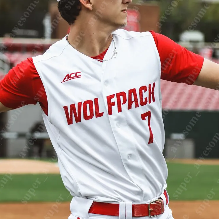 ノースカロライナ州立大学野球ユニフォーム サム・ハイフィル マット