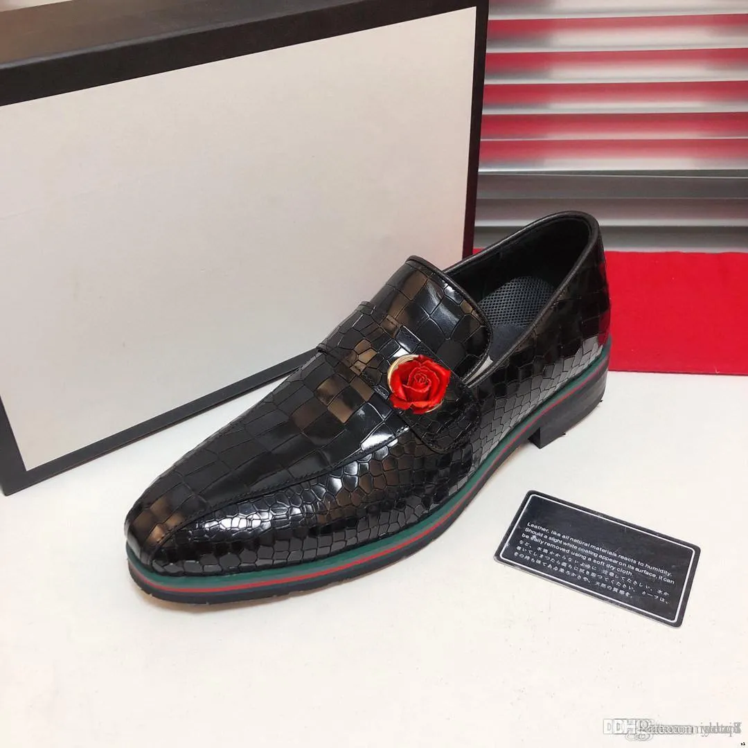 L5 Мужская обувь на шнуровке водонепроницаемый узор крокодил глянцевый заостренный носок мужская обувь свадебное платье бизнес зрелый сплошной цвет туфли 33