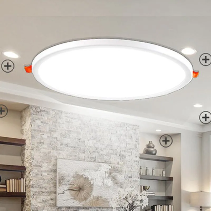 Deckenleuchten Moderne, minimalistische LED-Ultradünne, frei öffnende, eingebettete Panel-Lampe für Wohnzimmer, Esszimmer und Schlafzimmer