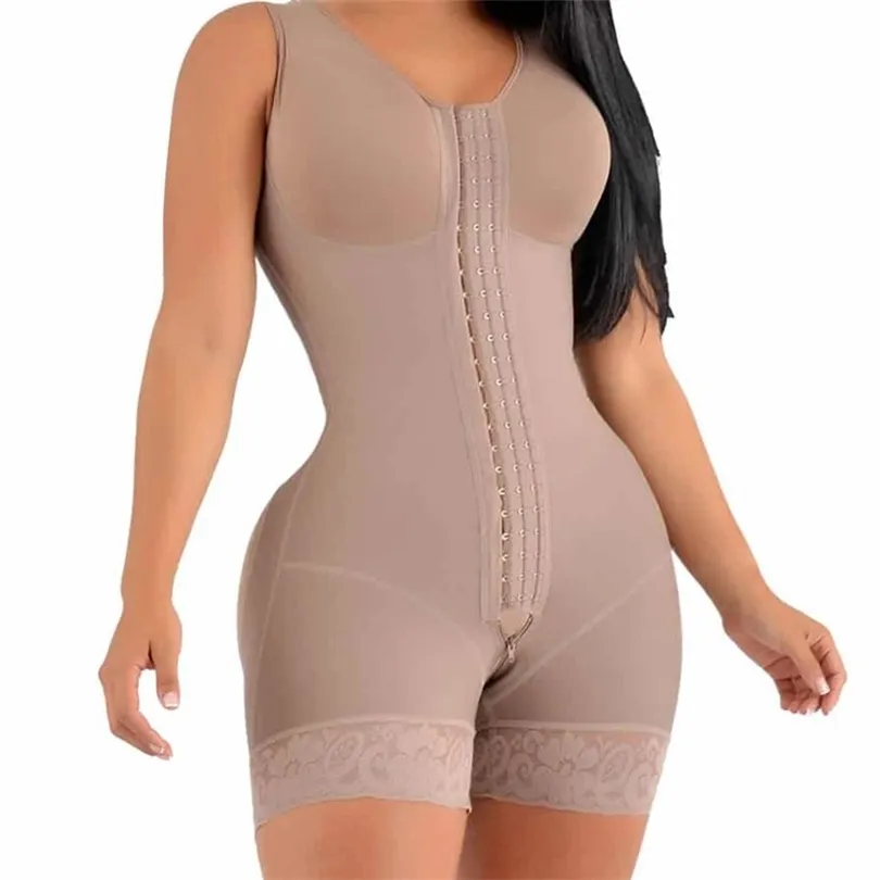 Kvinnors 3-Breast Belt Bra Shaper Lace Slimming Shorts Bodyshaper Kvinnor Hem Använd 211218