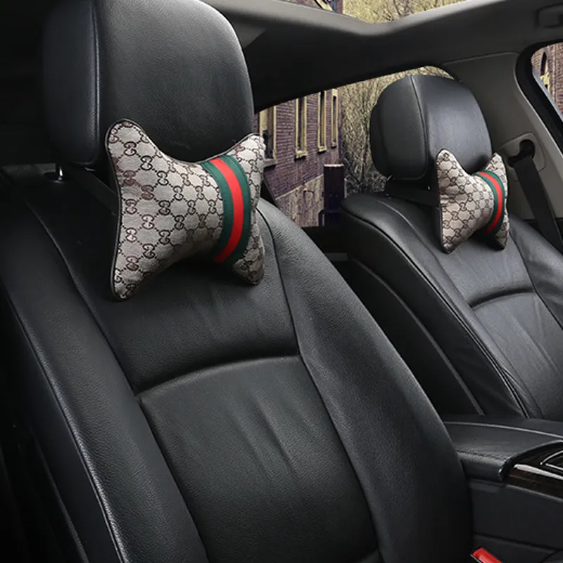 Luxury Leather Car Recaro Headrest Pillow Unisex Breathable Neck Rest Cushion For All Seasons Universal Fit From Lshl520 14.5 DHgate.Com