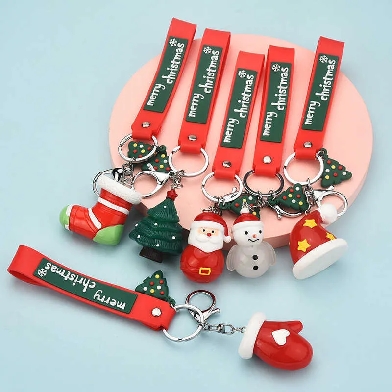Save Big on Bulk Santa Claus Keychain Women's Keychain Resin Santa Keyring  Cute Christmas Tree Hat Pendant, Unisex Bag Charm, Wooden Keychain Gift 