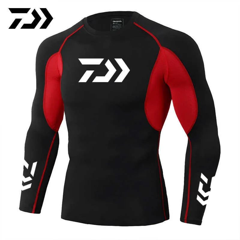Daiwa Mens Fishing Compression Shirt Men Patchwork Design, Anti Mosquito,  Breathable, Outdoor Sports Wear For Fitness And Body Shaping H1020 From  Yanqin10, $5.83