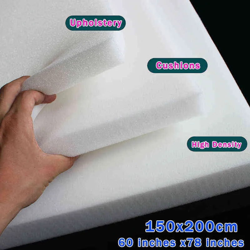 High Density Foam Rubber Upholstery Sofa Sponge Cushion 60x80 Inches 150x200cm